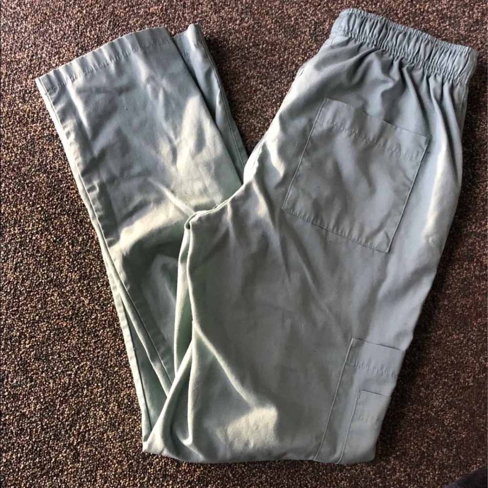 Dagacci XS Teal Scrub Pants